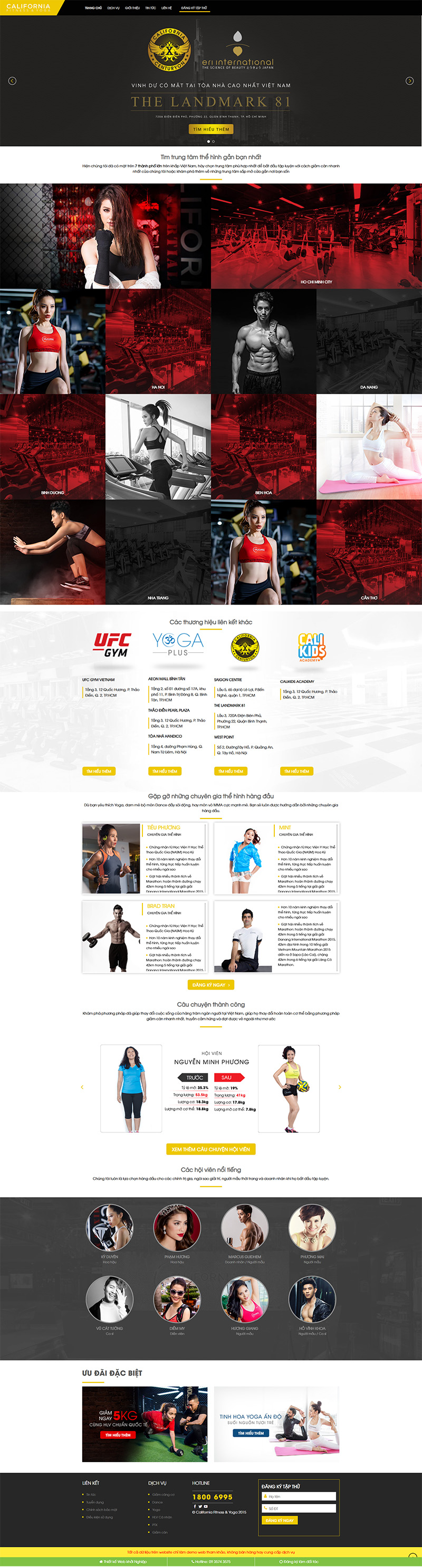 Theme wordpress phòng tập Gym