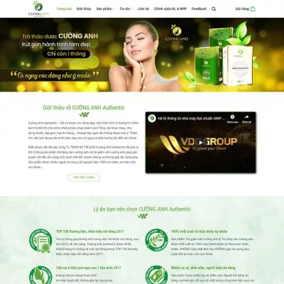 theme wordpress thực phẩm chức năng