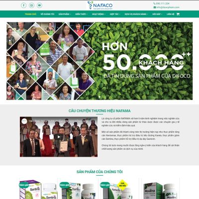 Theme wordpress thực phẩm chức năng