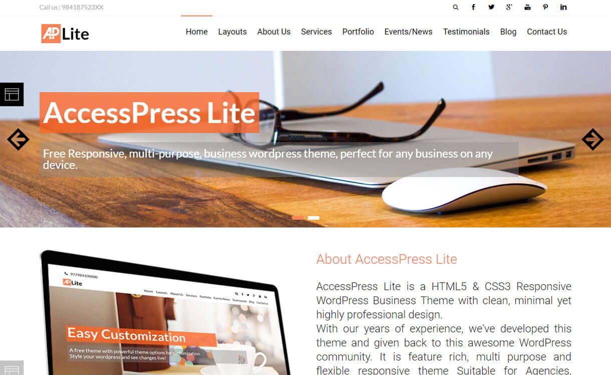 accesspress-lite-free-wordpress-theme