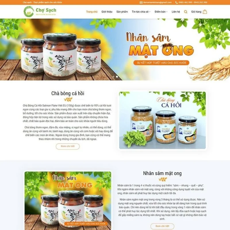 theme flatsome thực phẩm chức năng