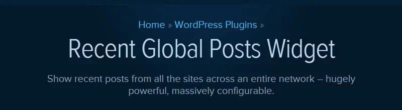 Plugin hiển thị bài viết mới nhất trên WordPress
