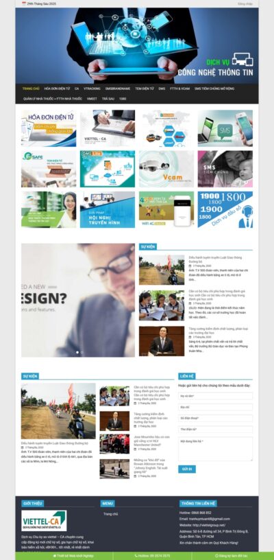 Theme dịch vụ Viettel