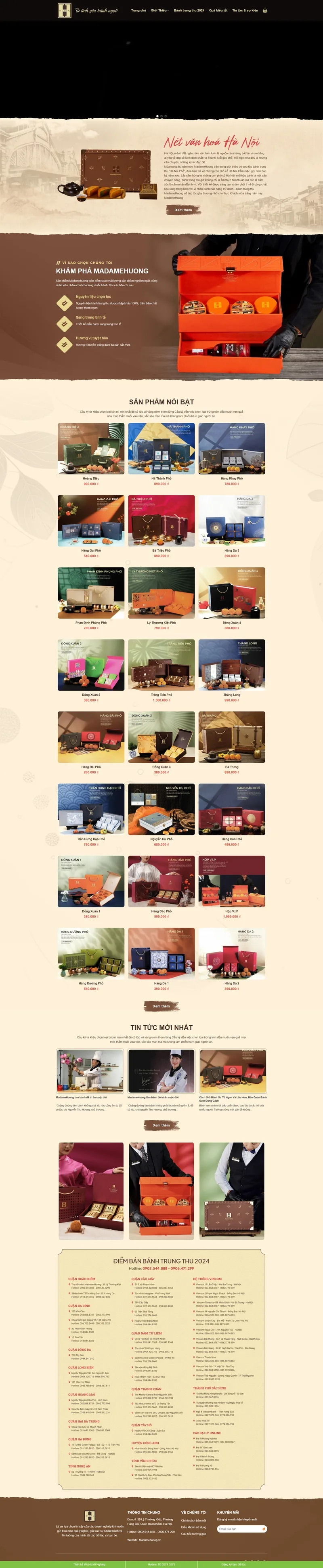 Theme wordpress bán bánh trung thu 02