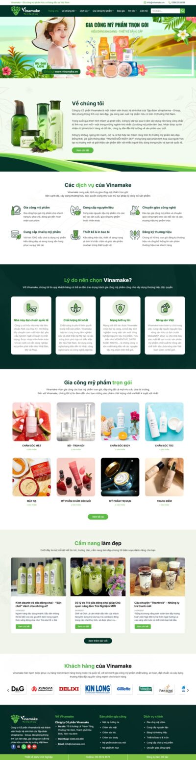 Theme wordpress bán bao bì