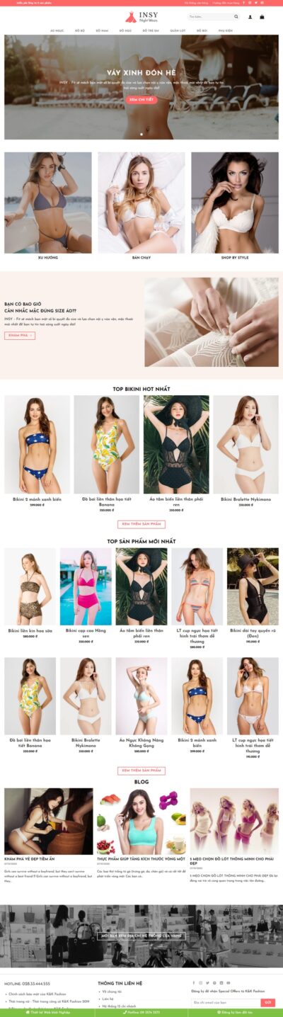 Theme wordpress bán bikini 01