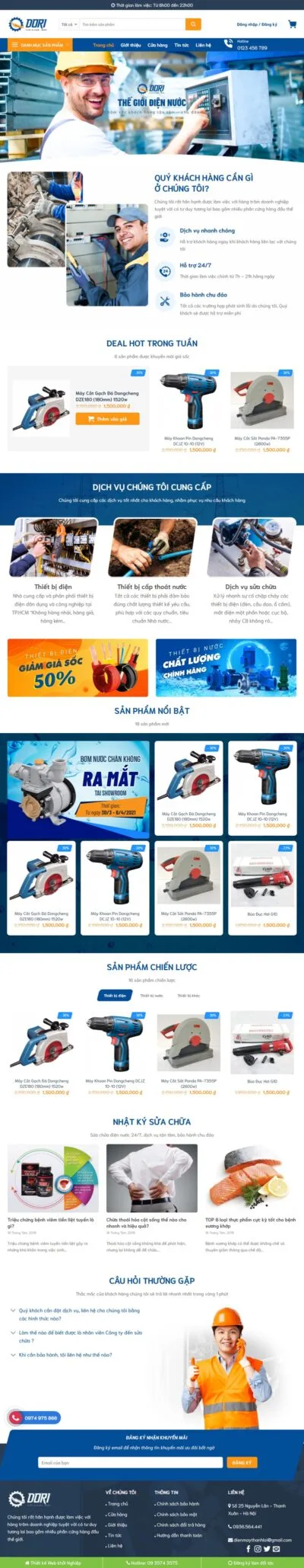 Theme wordpress bán điện máy 03