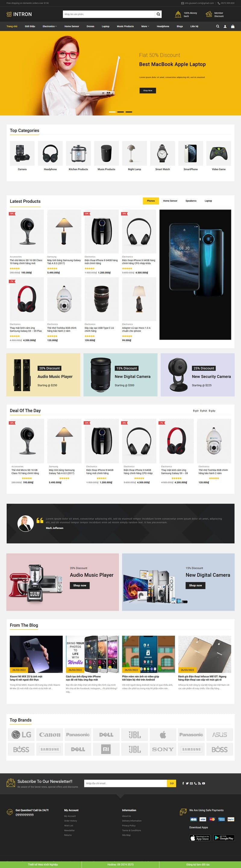 Theme wordpress bán điện máy - điện tử 05