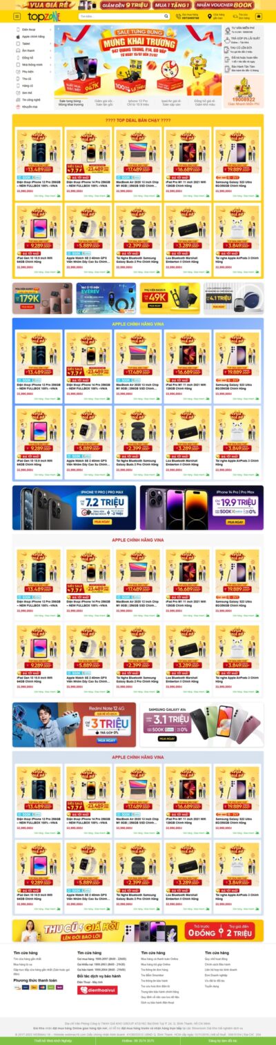 Theme wordpress bán điện thoại 07