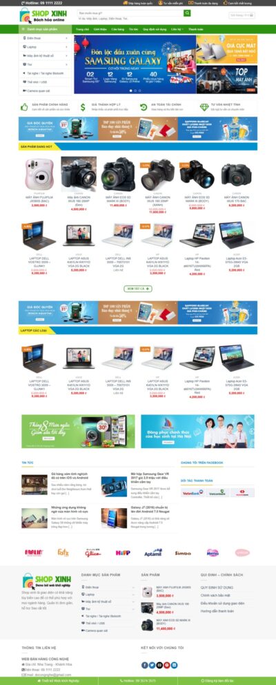 Theme wordpress bán điện thoại