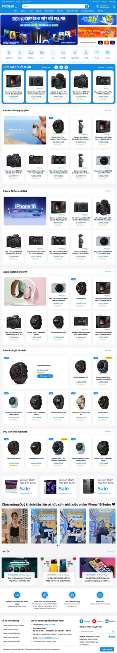 Theme wordpress bán đồ công nghệ 04