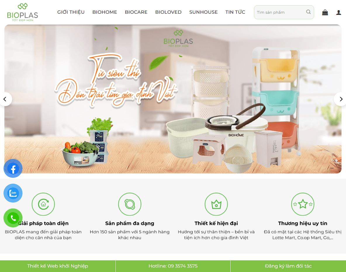 Giao diện Theme WordPress bán đồ gia dụng 02