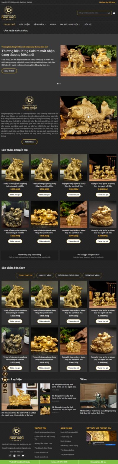 Theme wordpress bán đồ phong thủy 02