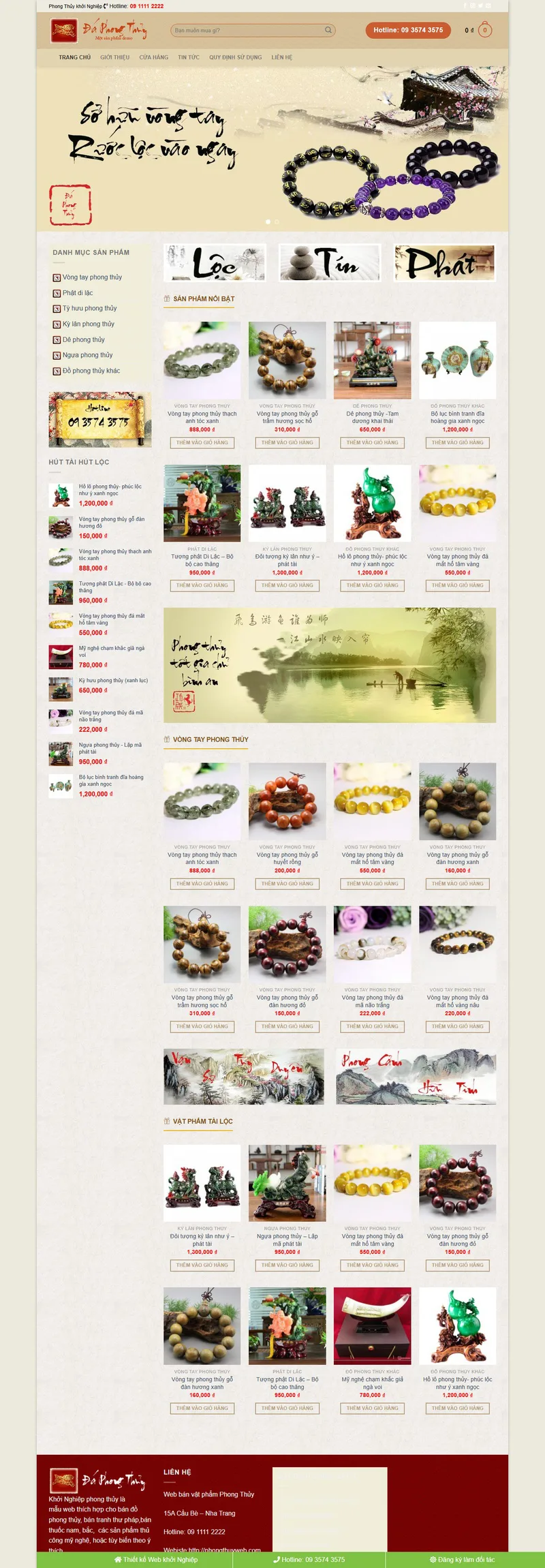 Theme wordpress bán đồ phong thủy