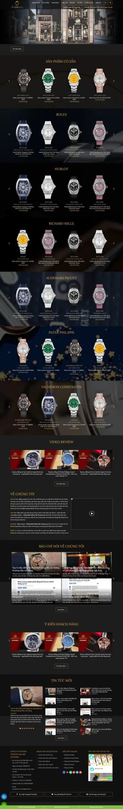 Theme wordpress bán đồng hồ 03