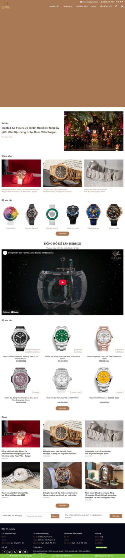 Theme wordpress bán đồng hồ 05