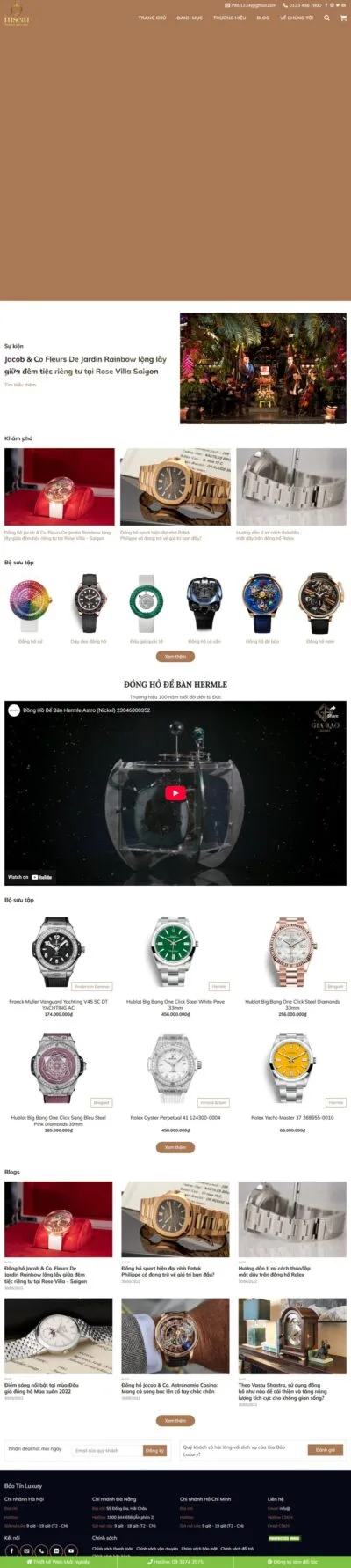 Theme wordpress bán đồng hồ 05