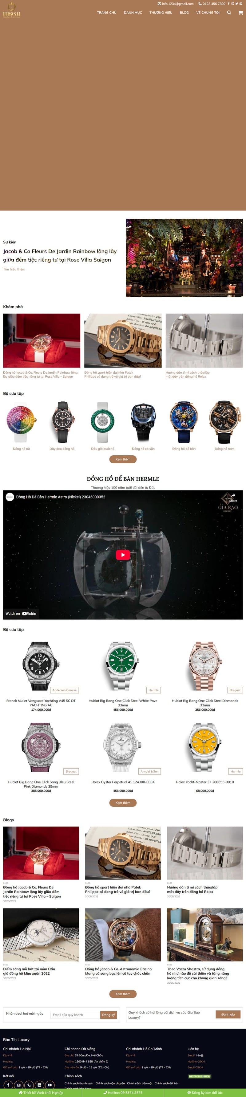 Theme wordpress bán đồng hồ 05