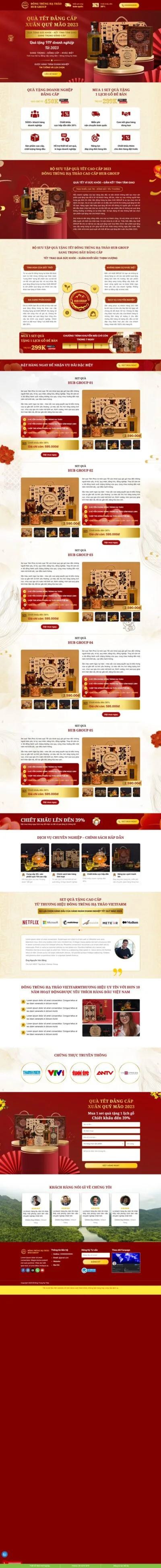 Theme wordpress bán đông trùng hạ thảo
