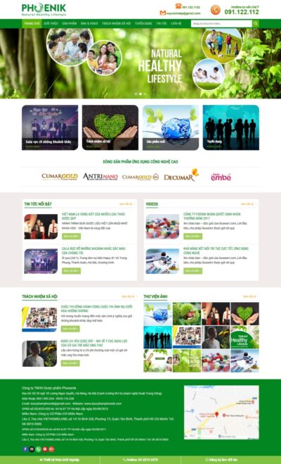 Theme wordpress bán dược phẩm