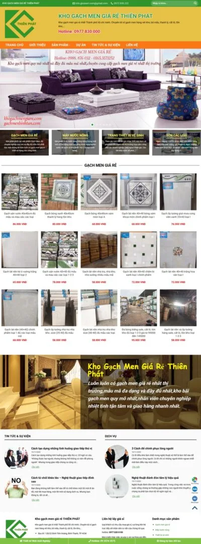 Theme wordpress bán gạch men