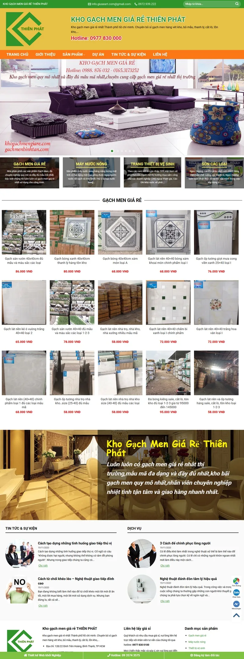 Theme wordpress bán gạch men