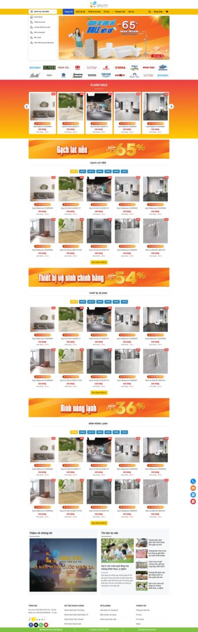 Theme wordpress bán gạch ốp lát