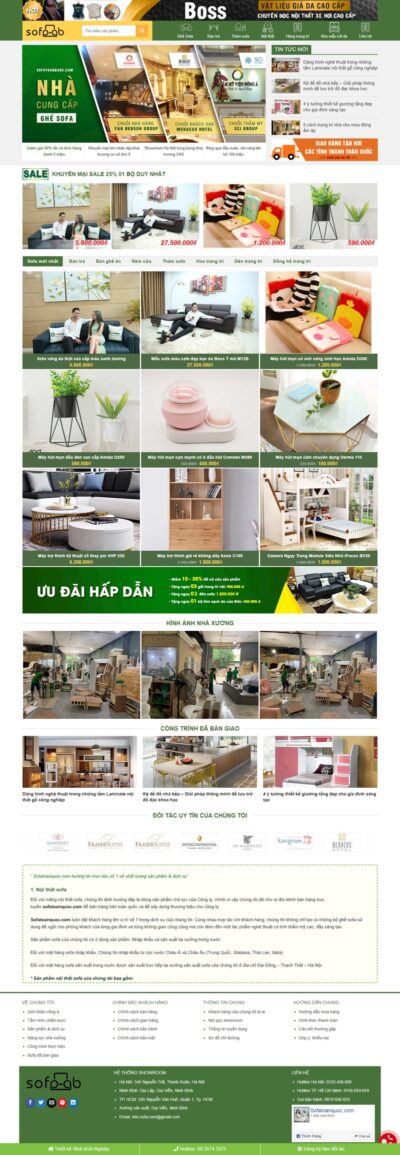 Theme wordpress bán ghế sofa