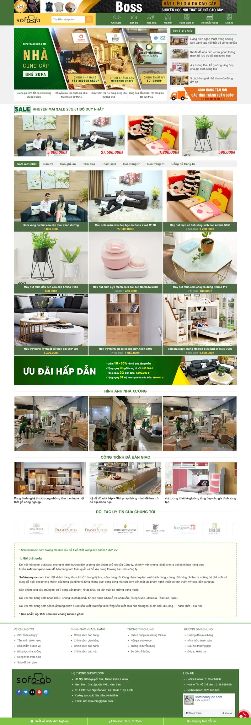 Theme wordpress bán ghế sofa