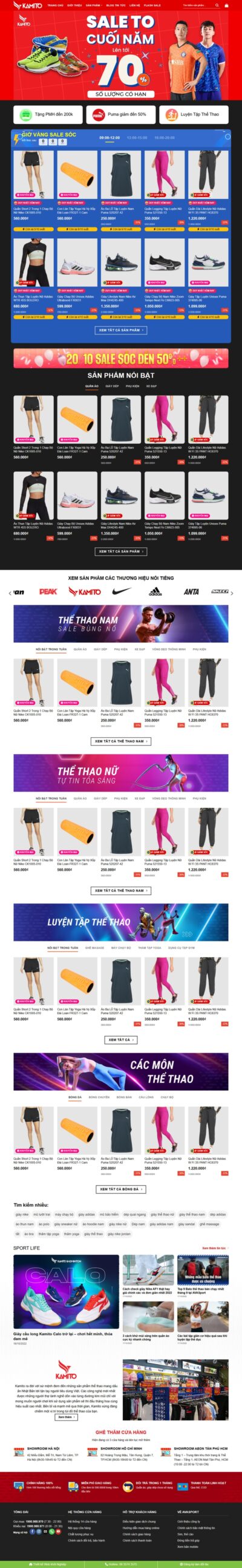 Theme wordpress bán giày dép