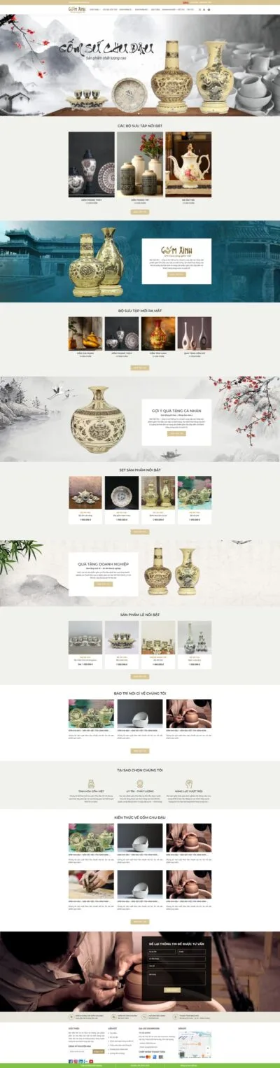 Theme wordpress bán gốm sứ 01