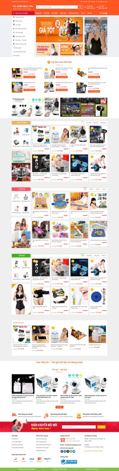 Theme wordpress bán hàng đẹp