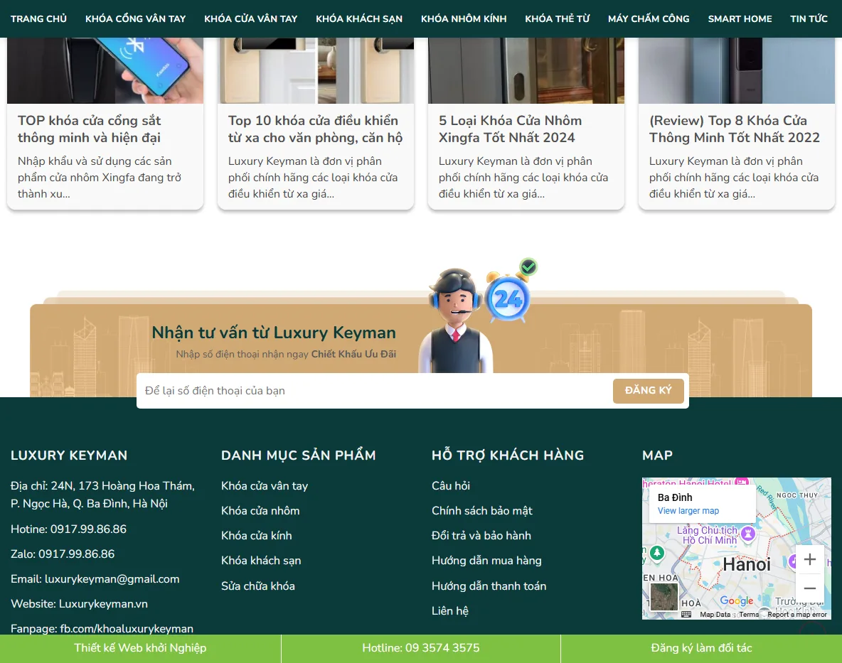 Giao diện quản trị theme WordPress khóa cửa