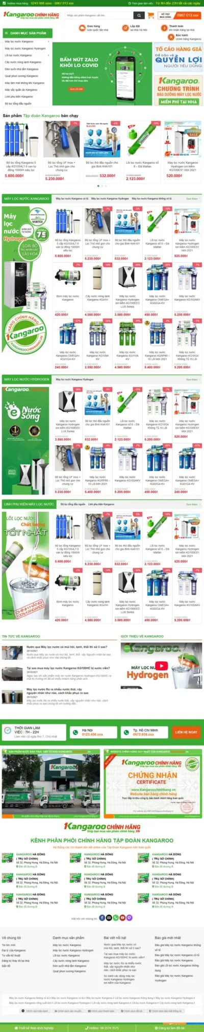 Theme wordpress bán máy lọc nước 02