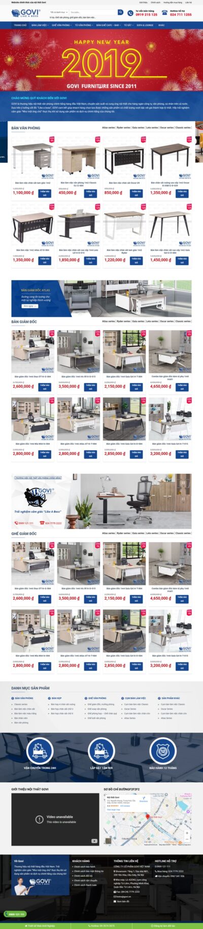 Theme wordpress bán nội thất 08