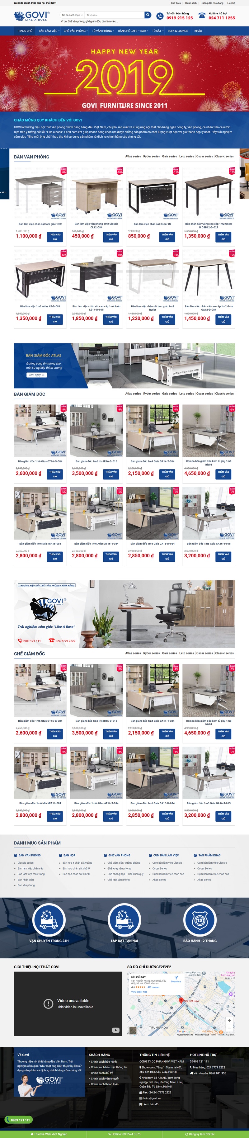 Theme wordpress bán nội thất 08