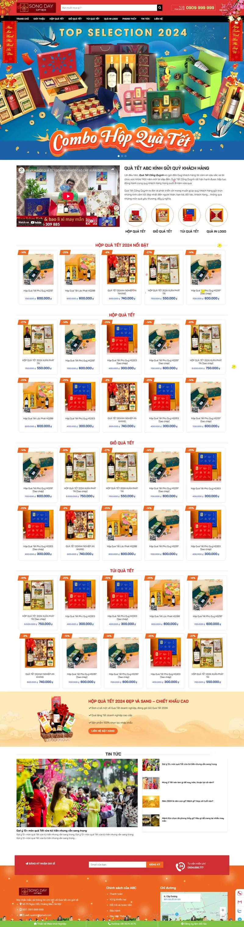 Theme wordpress bán quà tết 01