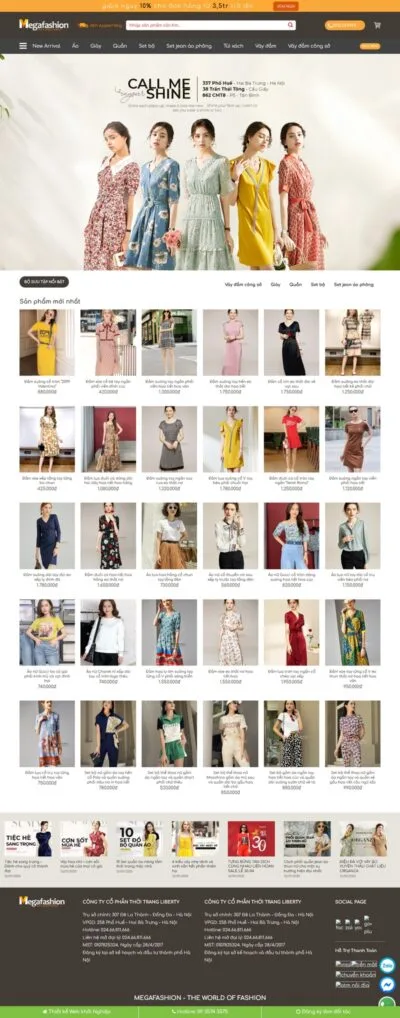 Theme wordpress bán quần áo thời trang