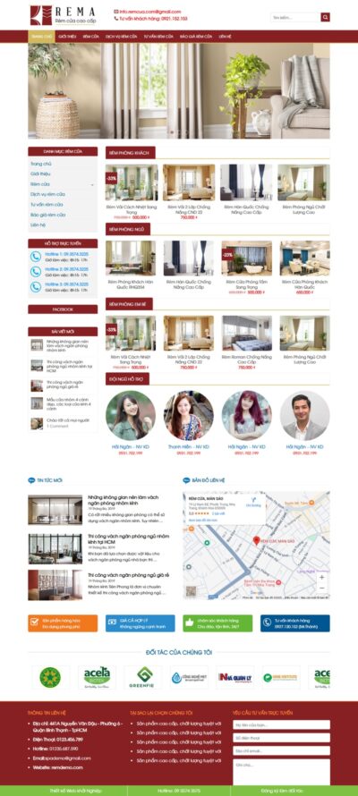 Theme wordpress bán rèm cửa