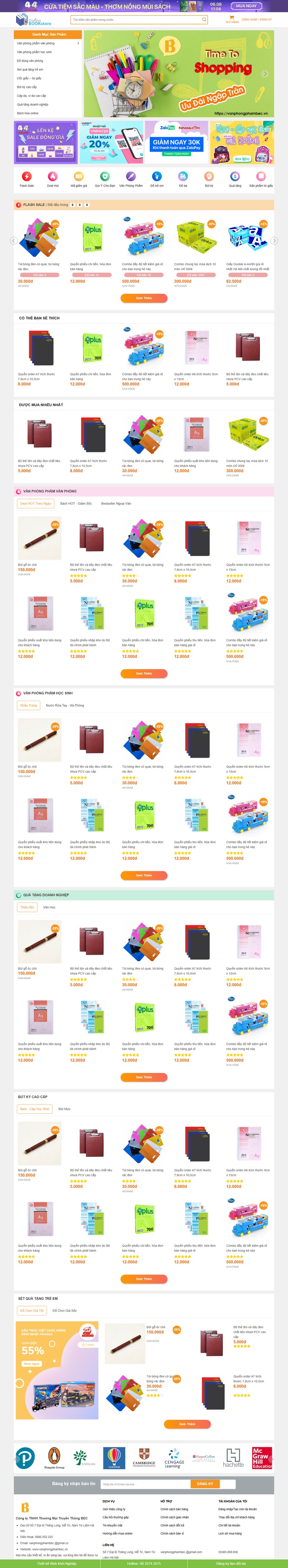 Theme wordpress bán sách 01