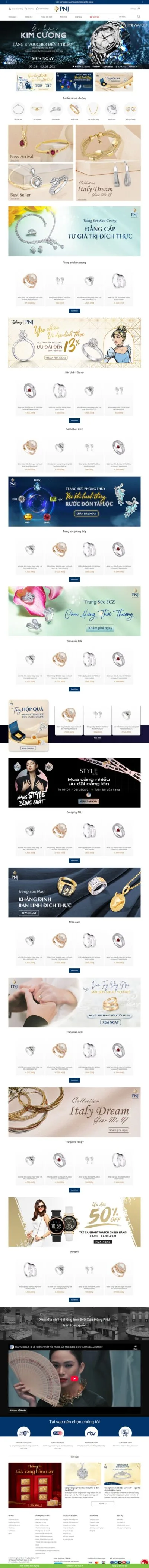 Theme wordpress bán trang sức 02