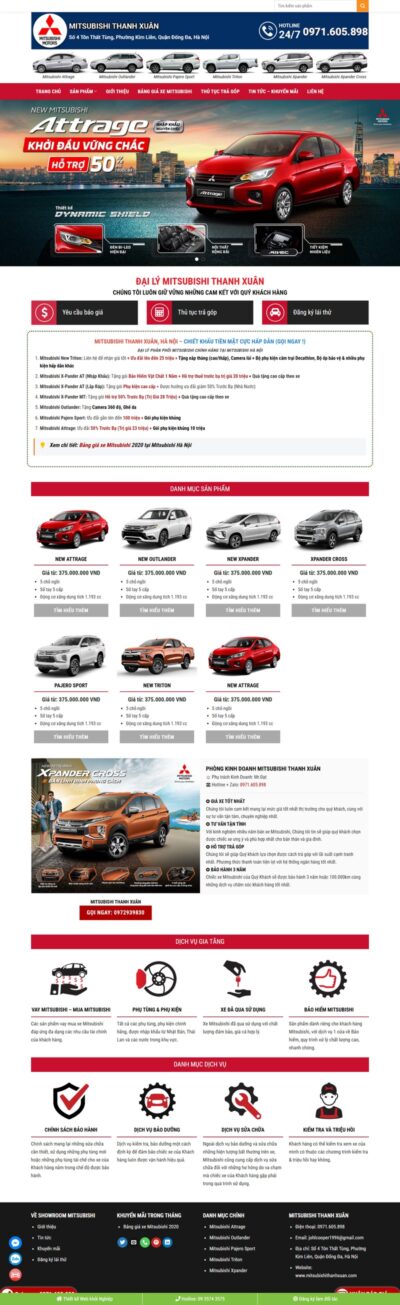 Theme wordpress bán xe