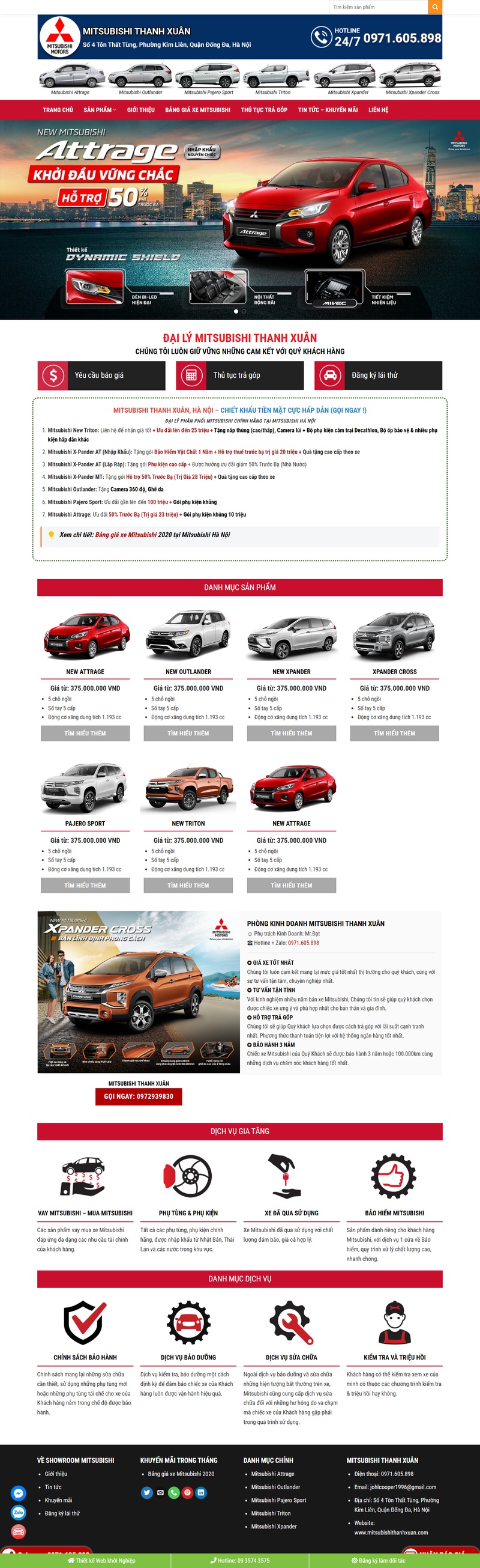 Theme wordpress bán xe