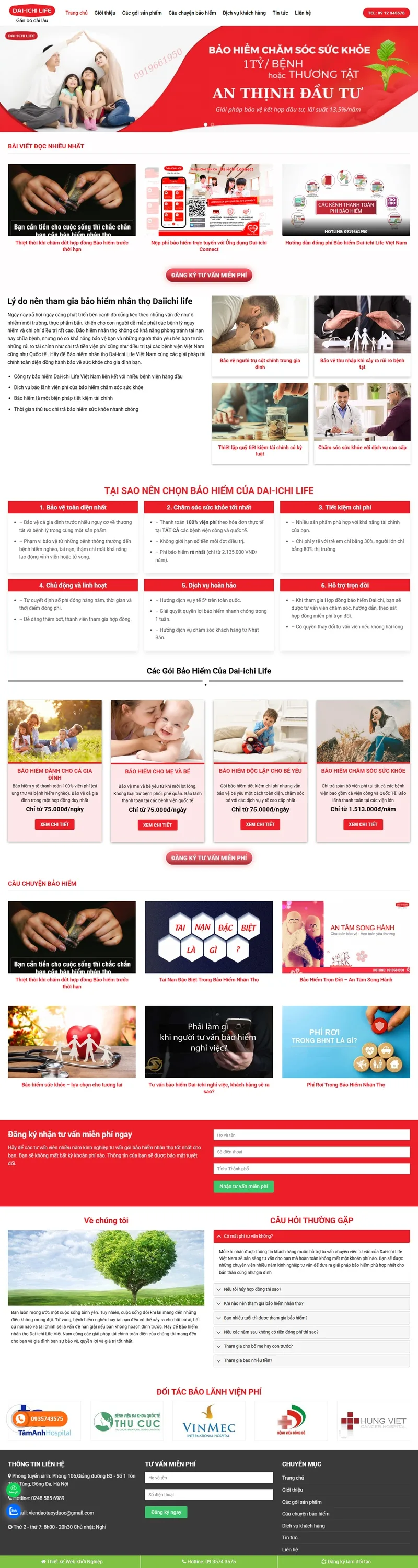 Theme wordpress bảo hiểm daichi