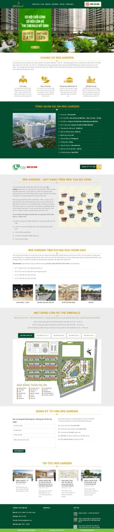 Theme wordpress Bất động sản 20