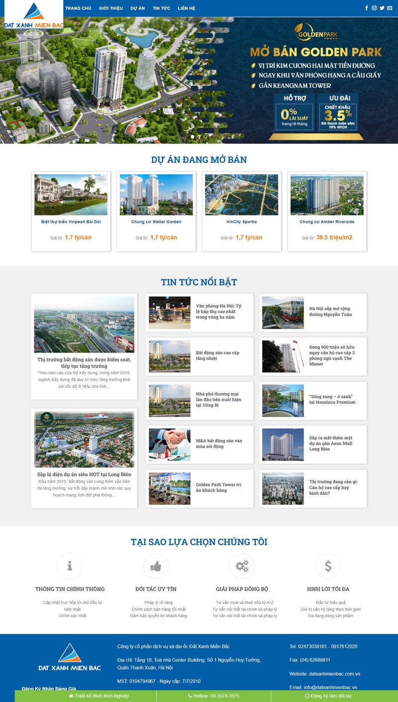 Theme wordpress bất động sản đất xanh