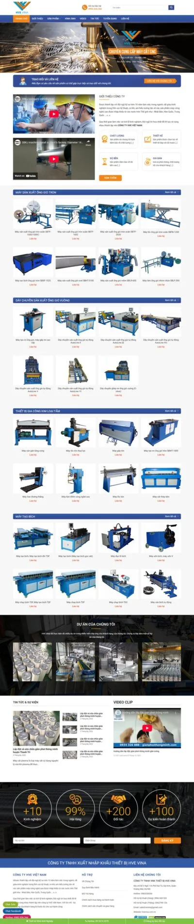 Theme wordpress cơ khí 01