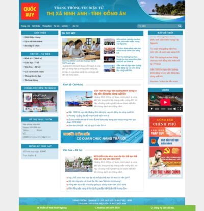 Theme wordpress cơ quan đoàn thể 01