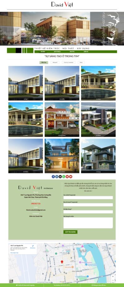 Theme wordpress công ty kiến trúc 02