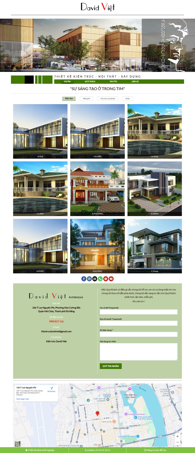 Theme wordpress công ty kiến trúc 02